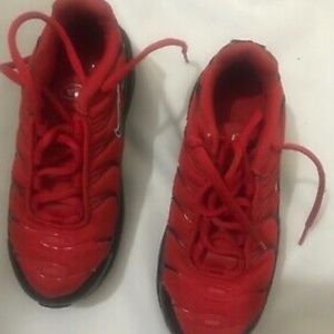 Nike Boys Air Max Plus University Red C15650-600  Boys 13C